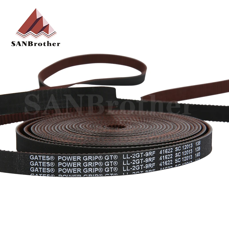 بوابات GT LL-2GT RF 2GT 2MGT مفتوحة متزامن مؤقت اشتعال عرض 3/6/9/10/12/15 مللي متر المطاط منخفضة الغبار منخفضة الاهتزاز VORON طابعة ثلاثية الأبعاد