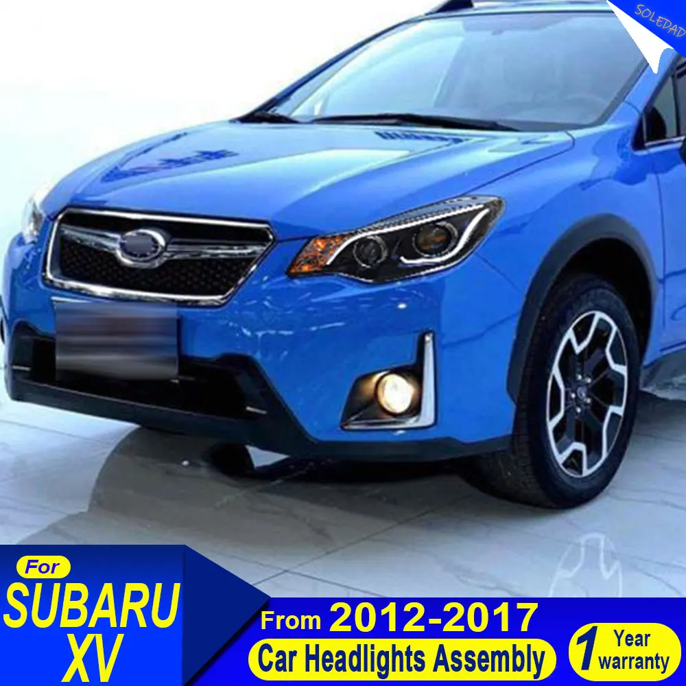 Car Front Lamps for Subaru XV 2012 2013 2014 2015 2016 2017 Upgrade Led Auto Headlights Assembly Projector Lens Acessories