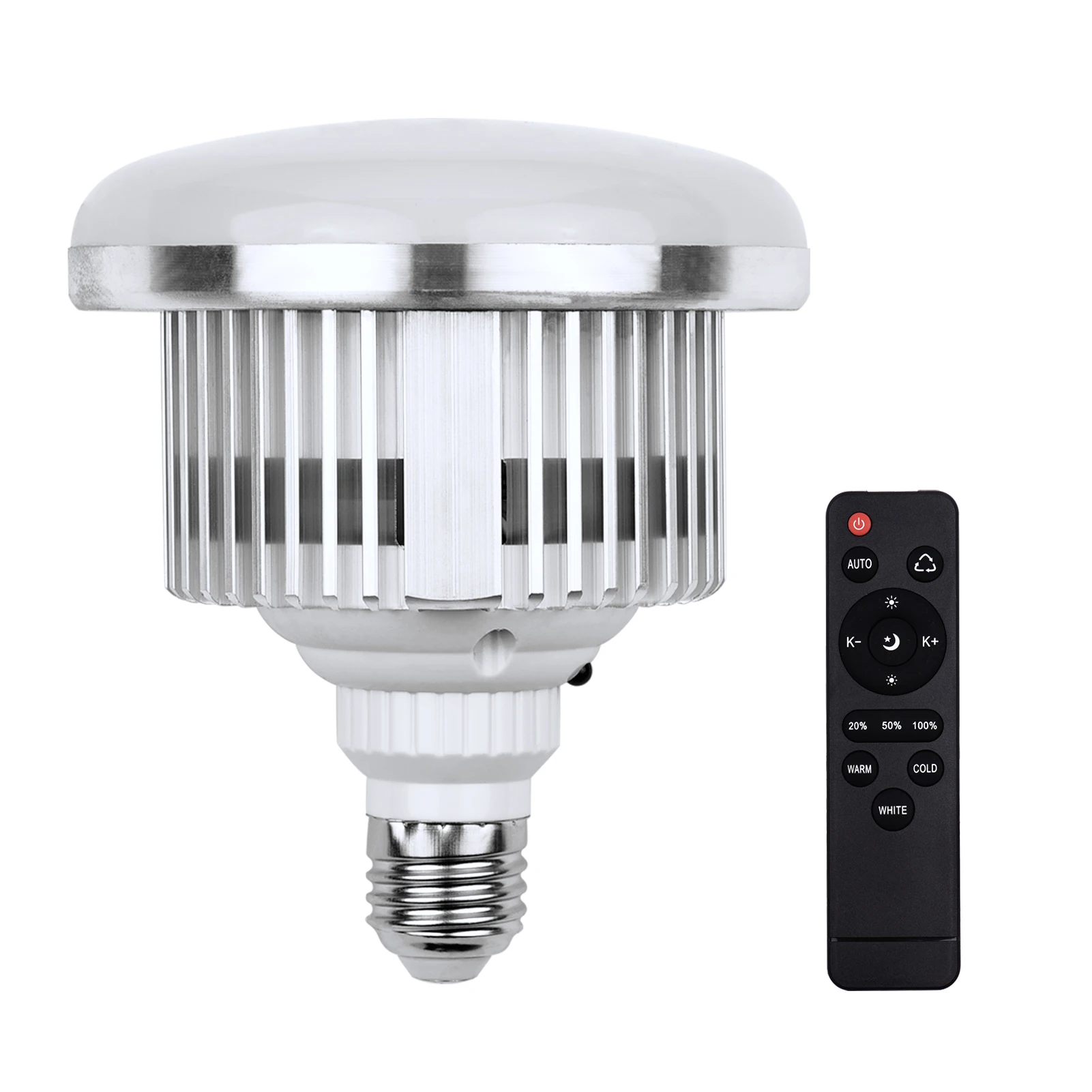 

85W LED Light Bulb E27 3000K-6500K Photography Studio Home Remote Control Energy-Saving Photography Light Bulb for Home