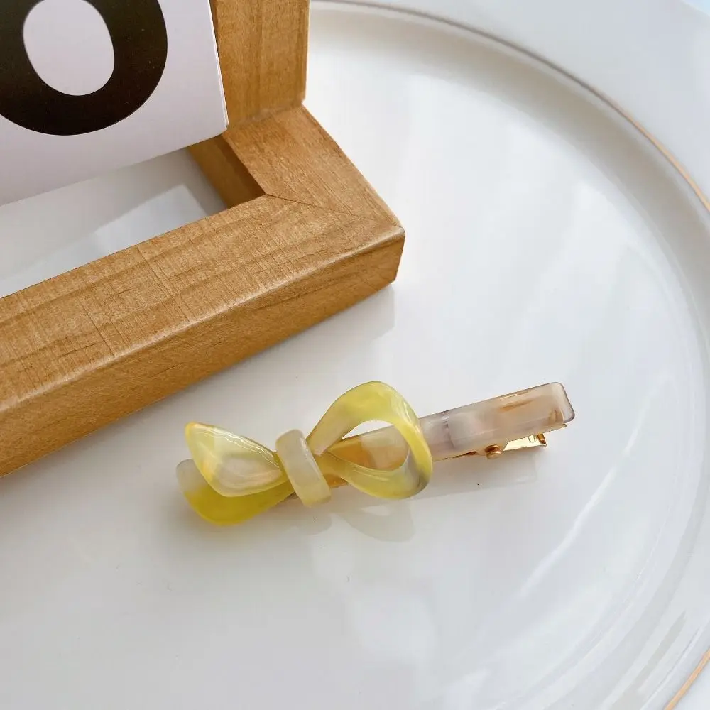 مشبك شعر من الأسيتات للنساء ، مشبك شعر جميل ، عقدة فيونكة أنيقة ، مشبك شعر للفتيات ، إكسسوارات أنيقة