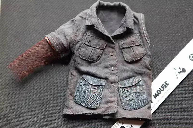 1/6 HOTTOYS HT MMS163 Męski żołnierz Tough Guy Płaszcz Topy z efektem brudnym Akcesoria Zabawki Model Dla 12-calowej figurki akcji Zbieraj