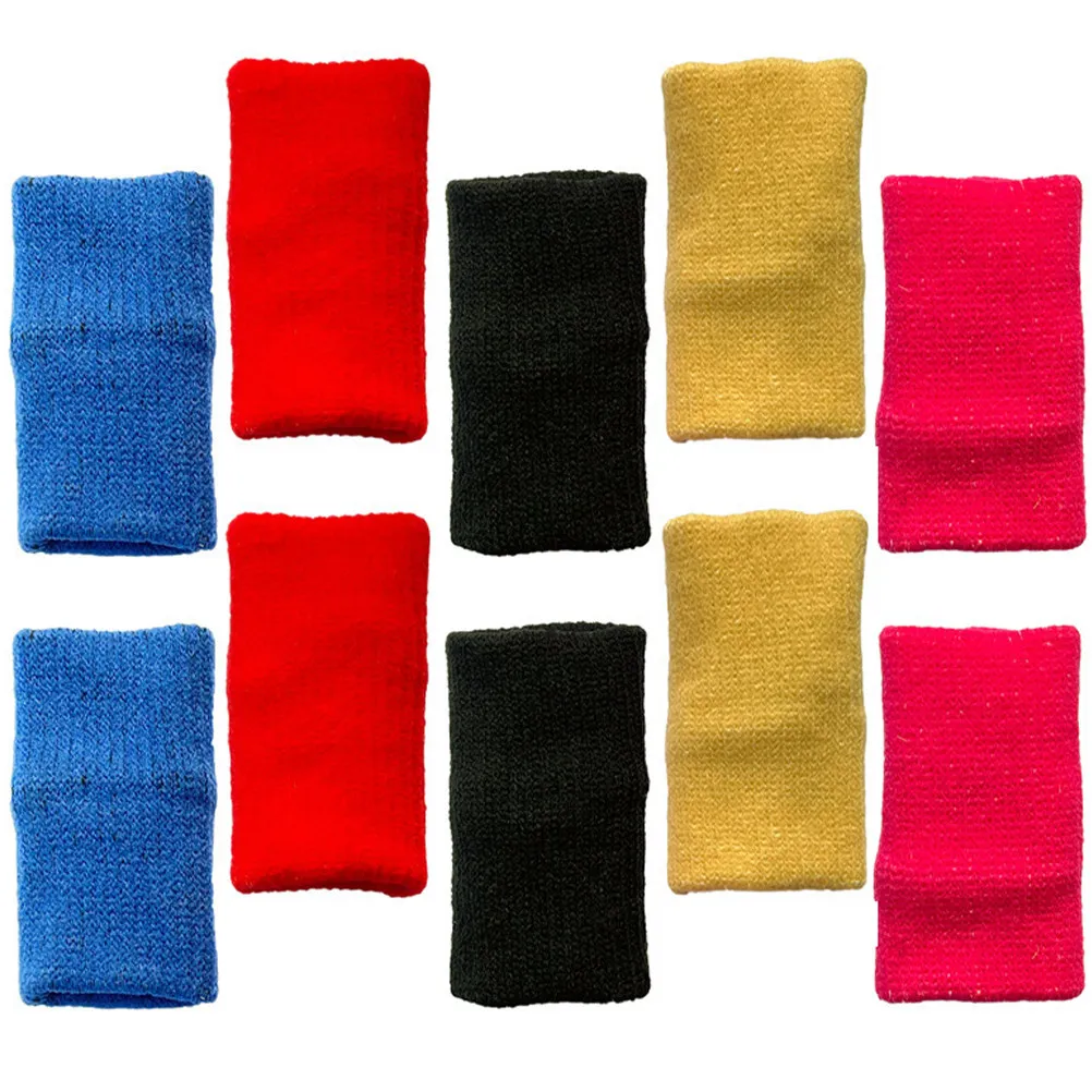 10Pcs Finger Protection Covers Elastic Finger Sleeves for Beads Painting Diamond Picture Cross Stitch Embroidery Tools Fingers