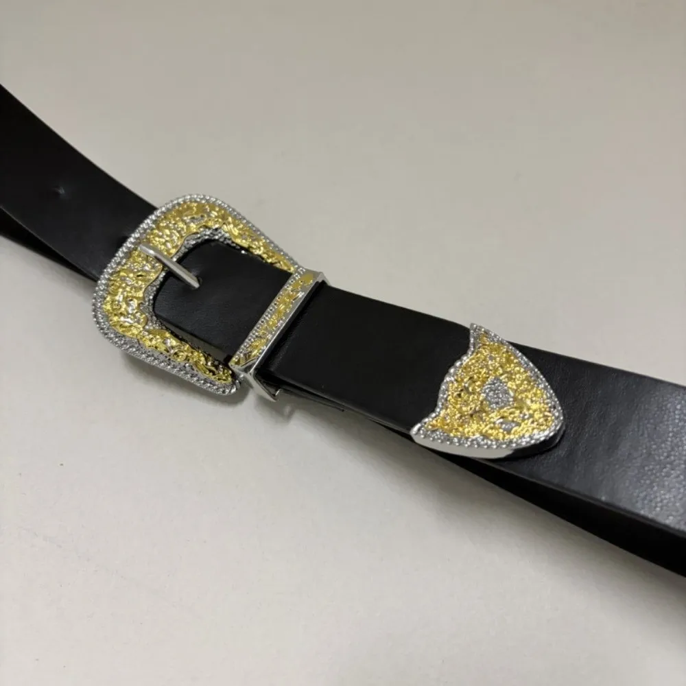 

New Luxury Women's Belt Leather Engraved Buckle Waist Belt Buckle Lobster Adjustable Dress Waistband for Jeans