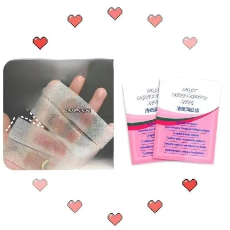 10Pcs Hair Removal Wax Strips Kit with Moisturizing Wipes After Wax Cooling Soothing Body Waxing Set for Women Men