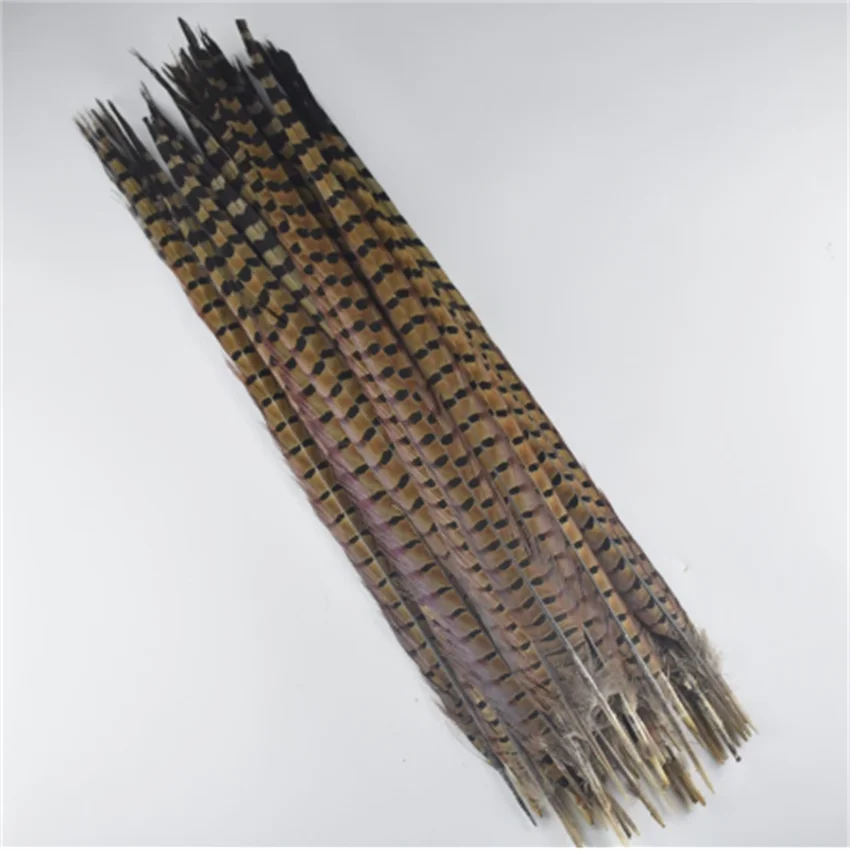 

50PCS 50-55CM Natural Ringneck Pheasant Feathers Crafts Chicken Extensions Feather Tail Plumes Carnival Accessories Decoration