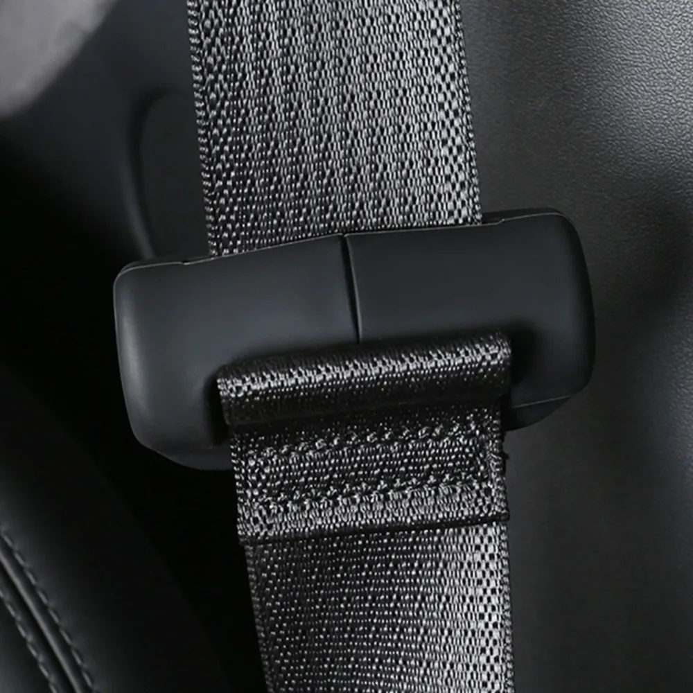 For Tesla Model 3/Y Safety Belt Protective Silicone Cover For Tesla Interior Accessories Automobile Protective Sleeve Seat Belt