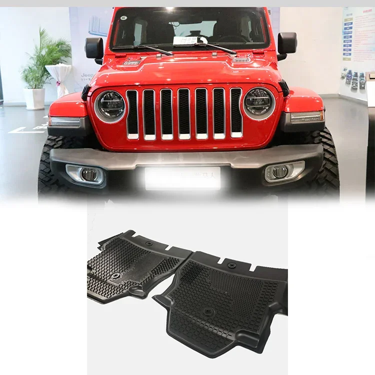 

Apollocar mats Auto Interior Car Protector JL 2018 2019 Car Foot Mats 4 door black for wrangler