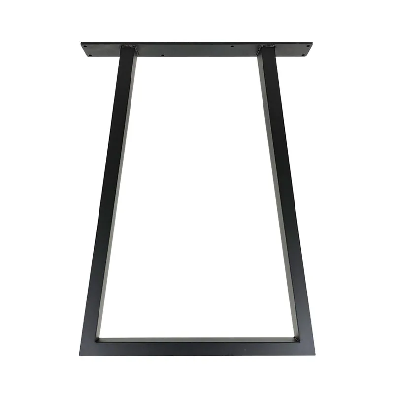 Table leg support frame, metal wrought iron bar desk rack