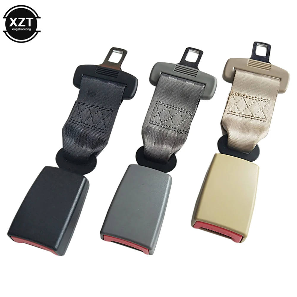 

Car Seat Belt Extender Safety Seatbelt 21-22mm Long-lasting Black Seatbelt Extender Car Auto D Type With Safety Buckle