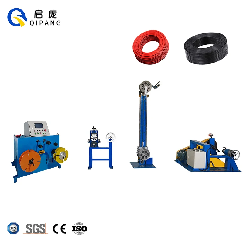 QIPANG Speed Adjustable TPU/PVC/AWG Copper Wire Take up Machine Cable Spooling Machine