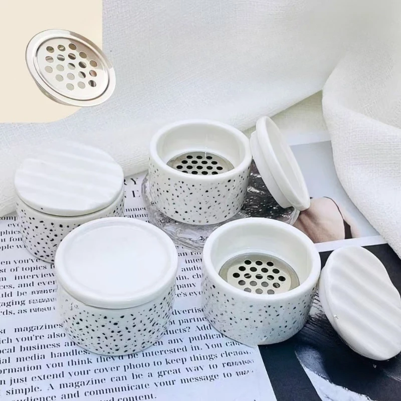 Ceramic Paint Brush Washer Cup Palette Drop Resistant Easy To Clean for Cleaning Pen Tools Color Adjustment Pen Holder