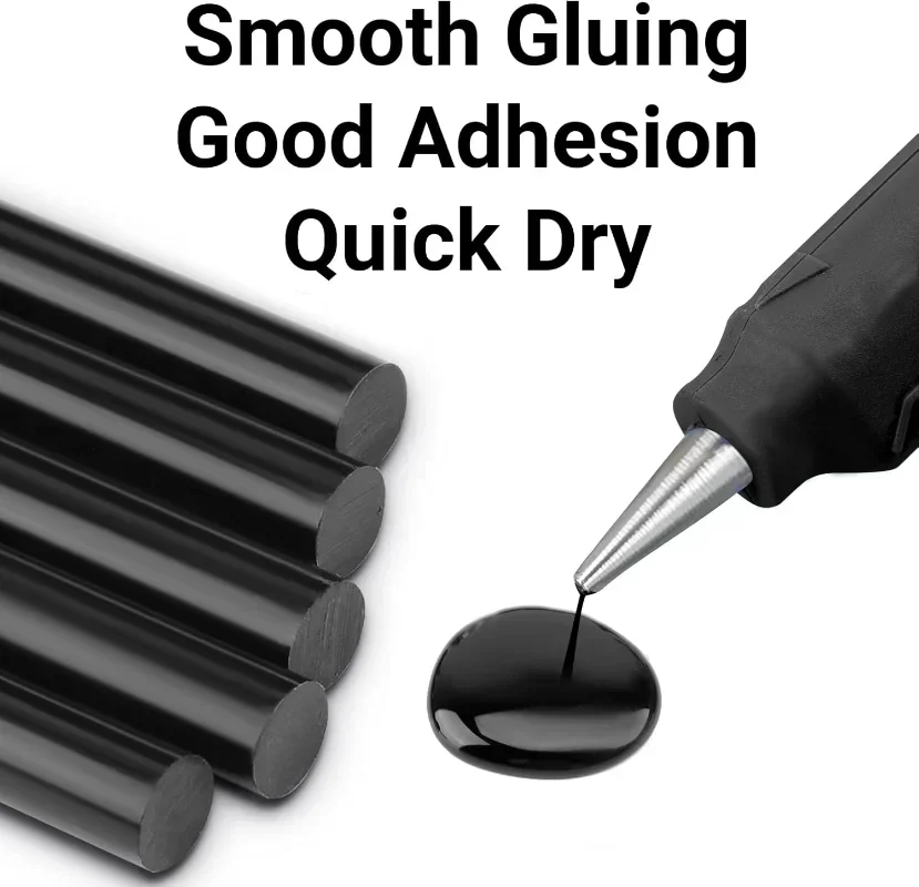 Black Hot Glue Sticks Hot Melt Glue Sticks Dent Repair Tool EVA Colored Hot Melt Adhesive for Car DIY Art Craft General Repairs