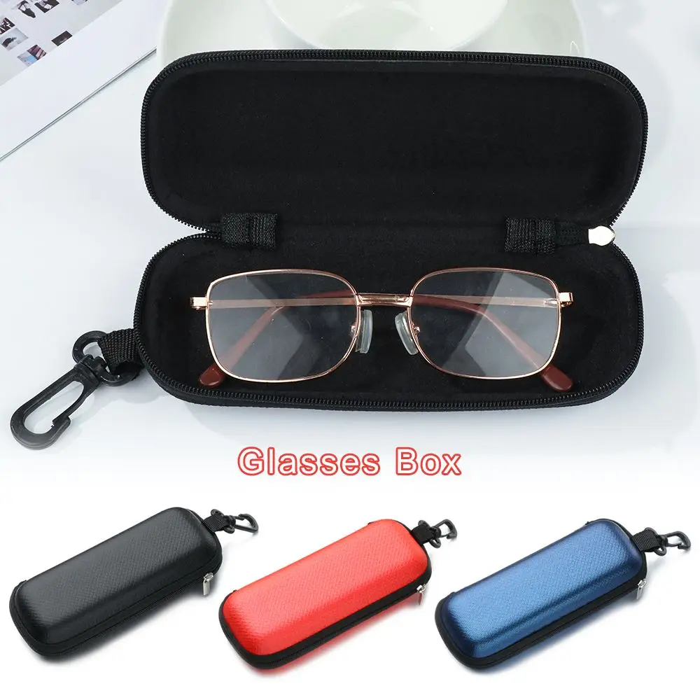 New EVA Sunglasses Box Zipper Closure Glasses Case Simple Style Eyewear Bag Portable Eyeglasses Container Protective Shell