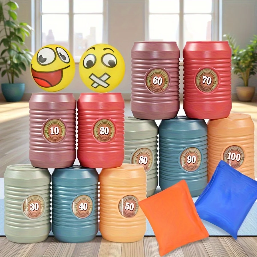 

1pc Throwing Game Sandbags Abs Ball Toss Targets Sensory Training Games Educational Toys For Children For Indoor & Outdoor Play