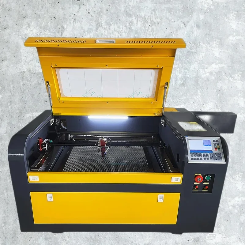 VEVOR 50/60W Macchina per incisione laser CO2 Incisore laser 40*60cm RUIDA/M2 per macchine utensili per raffreddamento ad acqua acrilico in pelle di legno
