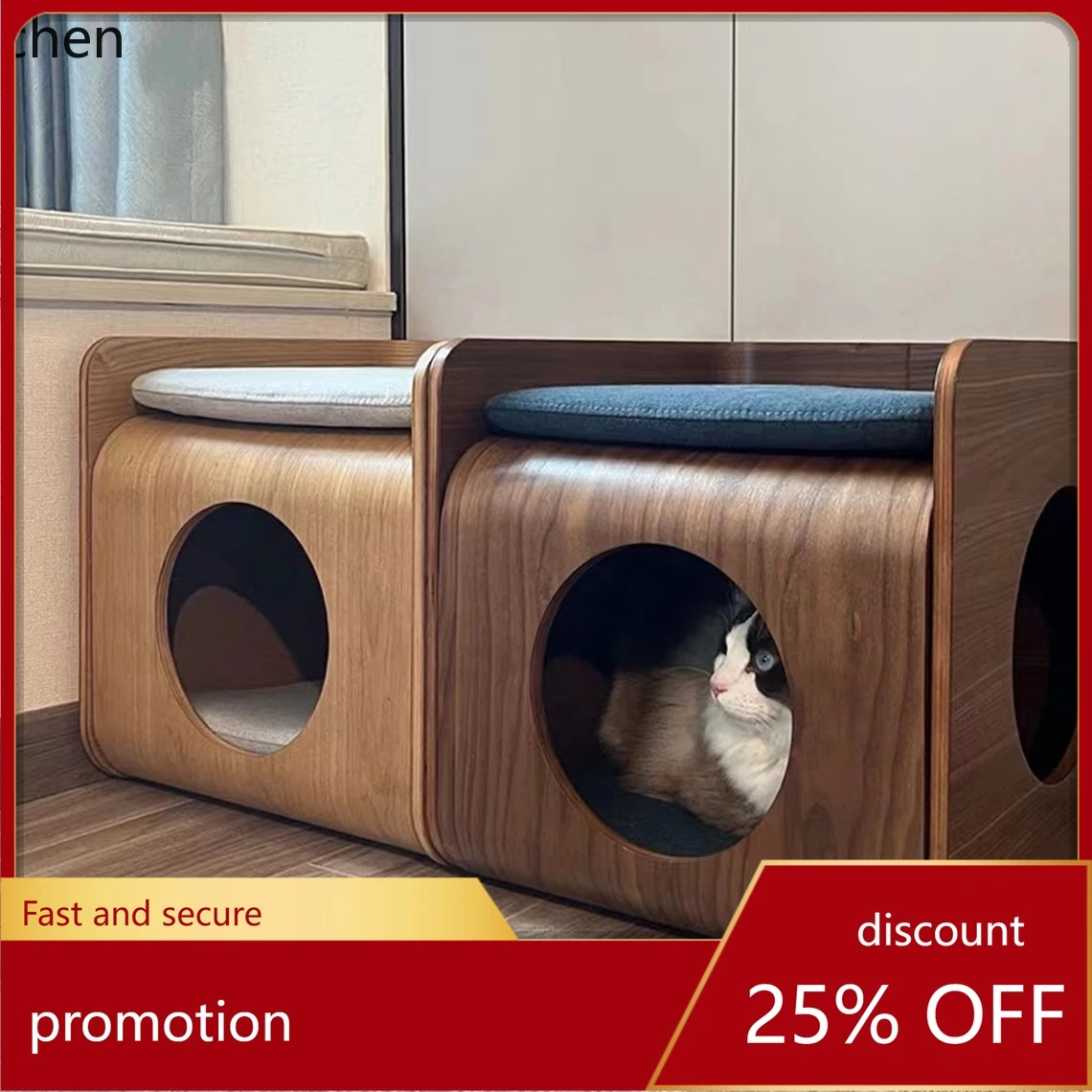 ZML bedside table house multifunctional cat bed coffee table universal in all seasons