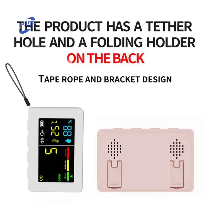 

A19E-портативный измеритель качества воздуха 3-в-1 CO тестер температуры и влажности угарный газ с голосовой сигнализацией