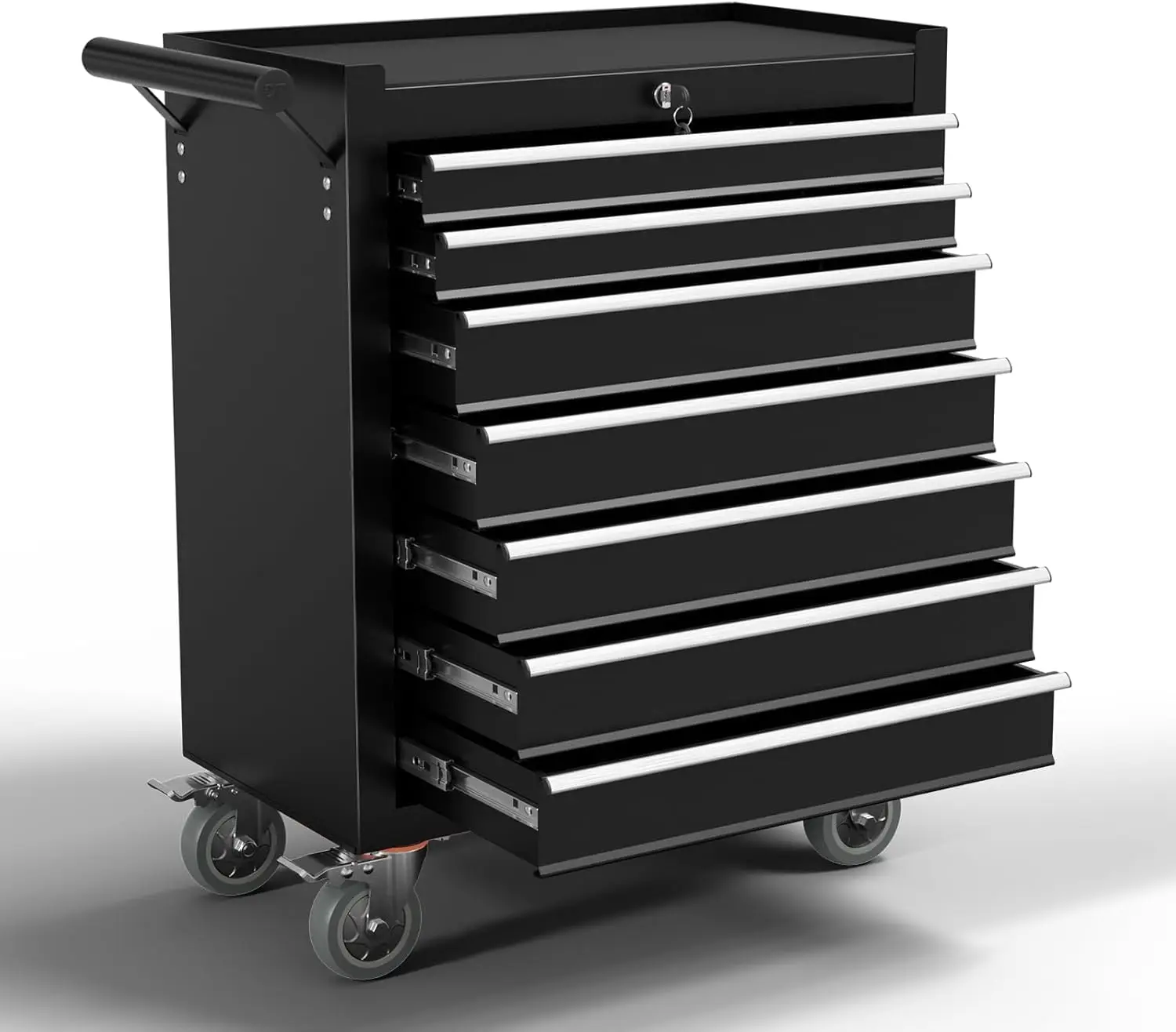 

7-Drawer Metal Rolling Tool Chest with Wheels,Tool Storage Cabinet with Locking System,Toolbox with Wheels