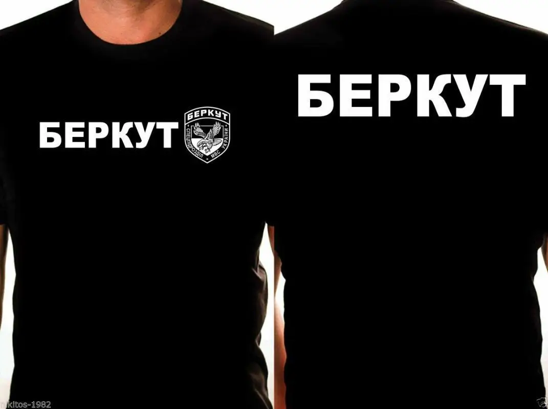 

Berkut Special Forces T-Shirt. Summer O-Neck Short Sleeve Men's 100% Cotton Casual T-shirts Loose Top Size S-3XL