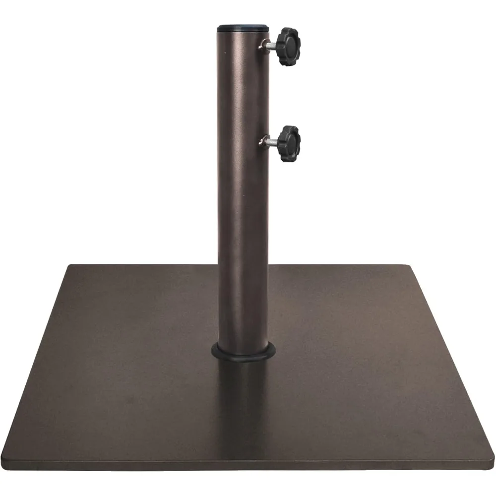 

Up to 160 lbs Square Umbrella Base Steel Plate Stand Market Patio Outdoor Heavy Duty Umbrella Holder,