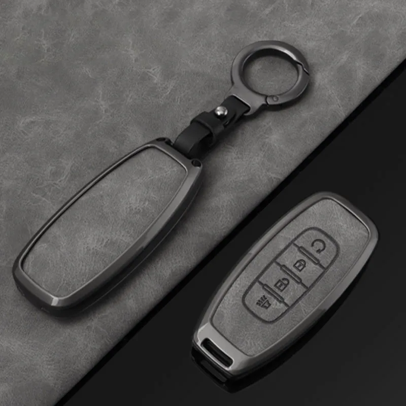

Чехол для автомобильного ключа из цинкового сплава для Nissan X-trail T32 T33 Kicks Qashqai J11 J12 Juke Teana Tiida Altima Ariya Leaf Micra Pathfinder