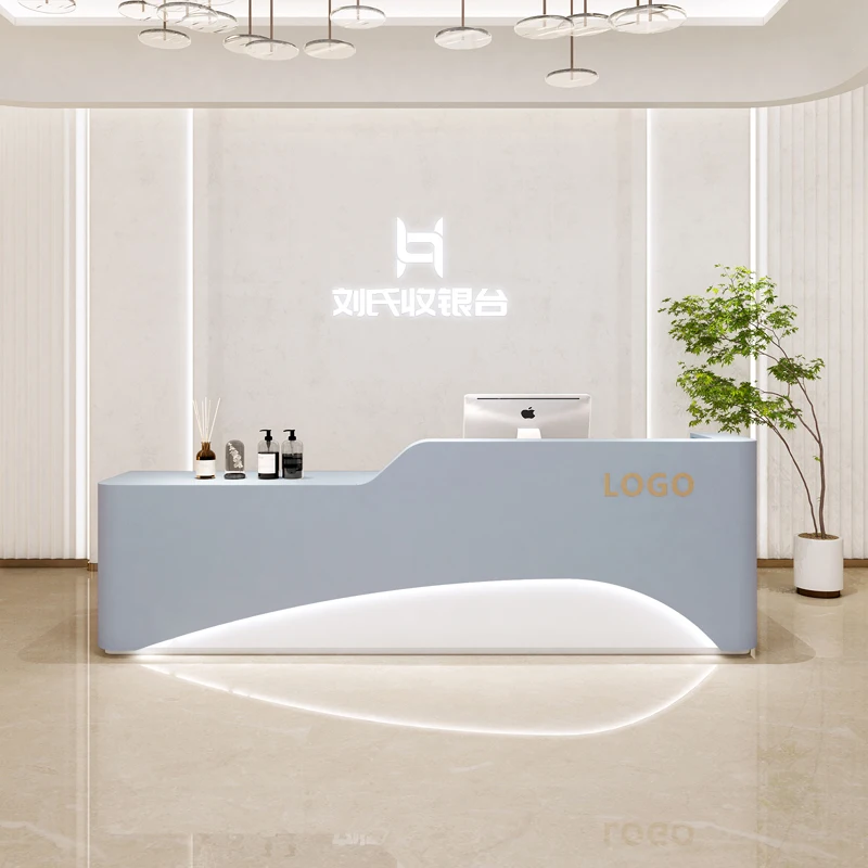 Shop Counter Table Reception Desk Luxury Store Cashier Commercial Conference Reception Desk Mobile Escritorio Luxury Furniture