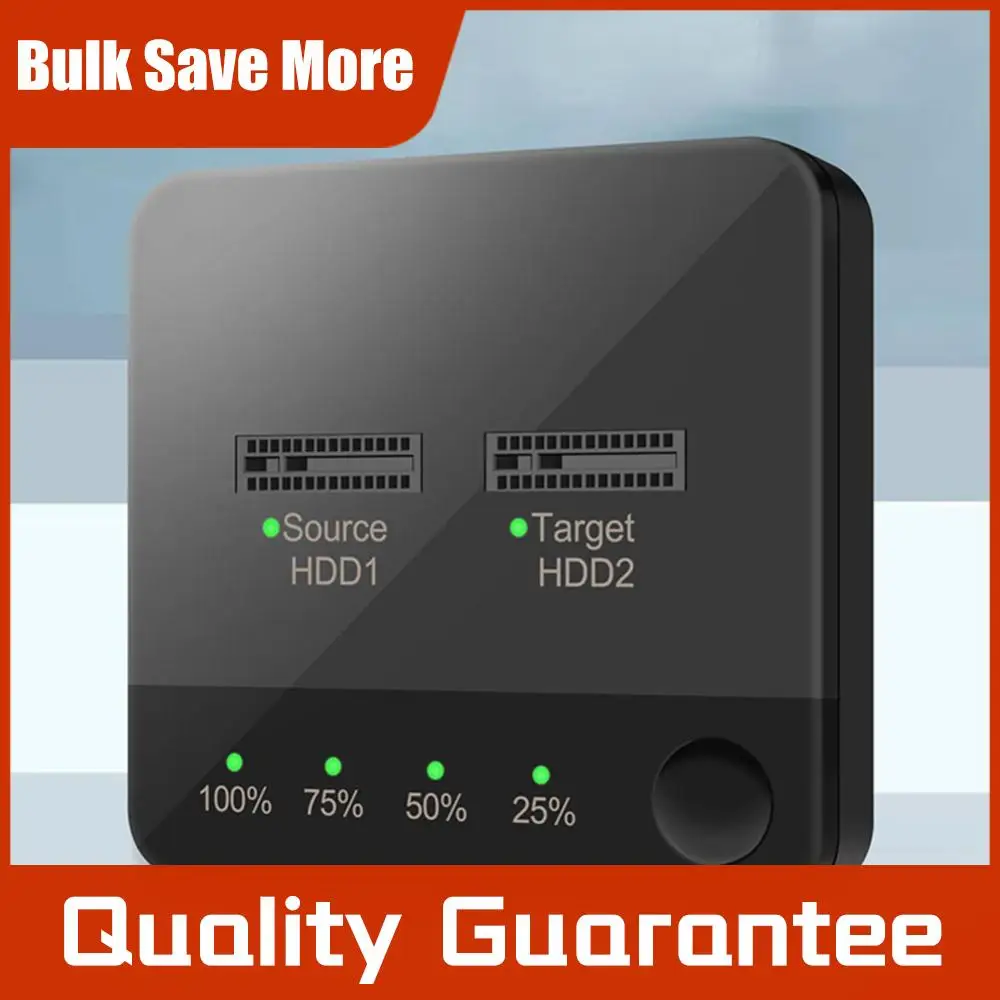 

Hard Disk Copier with LED Indicator SSD Docking Station Data Transmission Dual Rotors Reading for Store Data for Computer