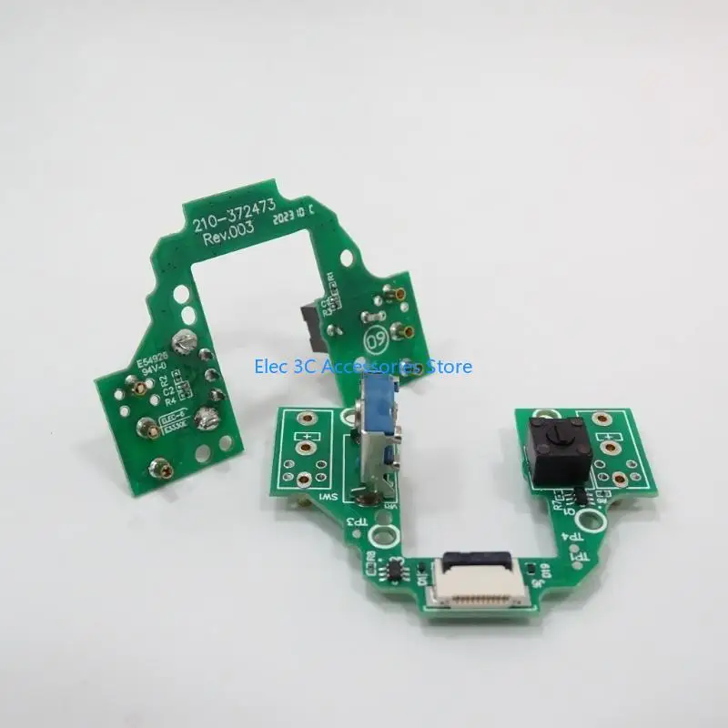 Y51AホットスワップマウスPCBボードマイクロスイッチボタンボードGPX2用のダストプルーフゴールドマウスエンコーダー付きのフリーマザーボード
