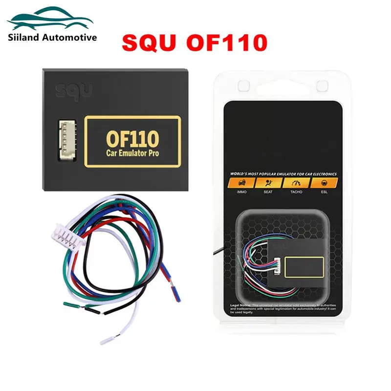 SQU OF110 Universal Car IMMO Emulator for VAG/Mercedes Benz/Opel/Renault/BMW/Fiat/Honda Tacho ECU Tuning Programmer Tool