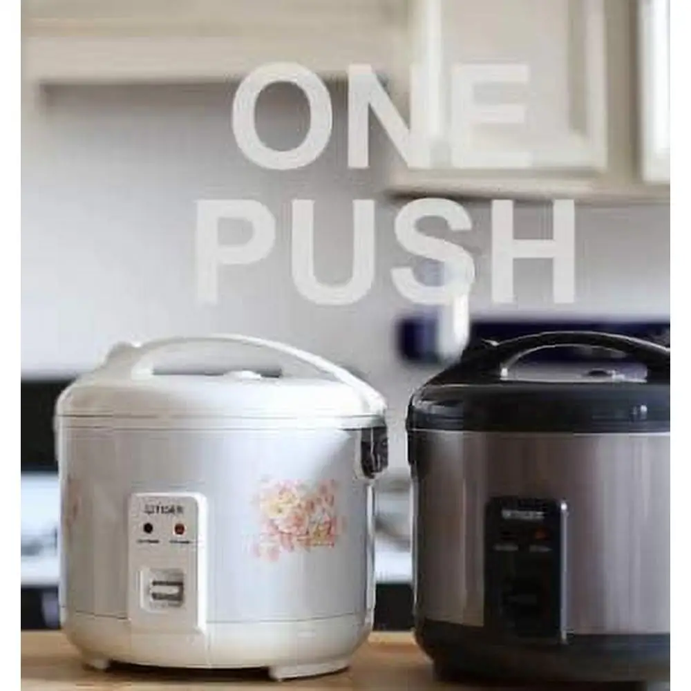 Электрическая рисоварка на 10 чашек с цветочным дизайном и антипригарным покрытием, функция сохранения тепла, пароотвод, съемная, моющаяся, 120 В, высокое качество, Япония