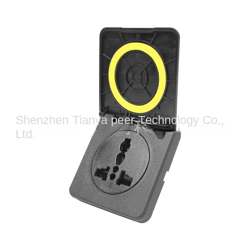 RV circuit modification accessories switch socket panel home mini trumpet socket with flip socket.