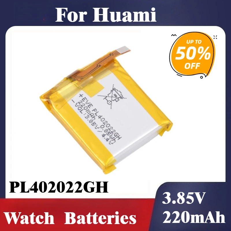 

For Huami Amazfit GTS2 Mini A2010 A2018 Smart Watch Batteries + Free Tools Replacement Digital Battery PL402022GH 3.85V 220mAh