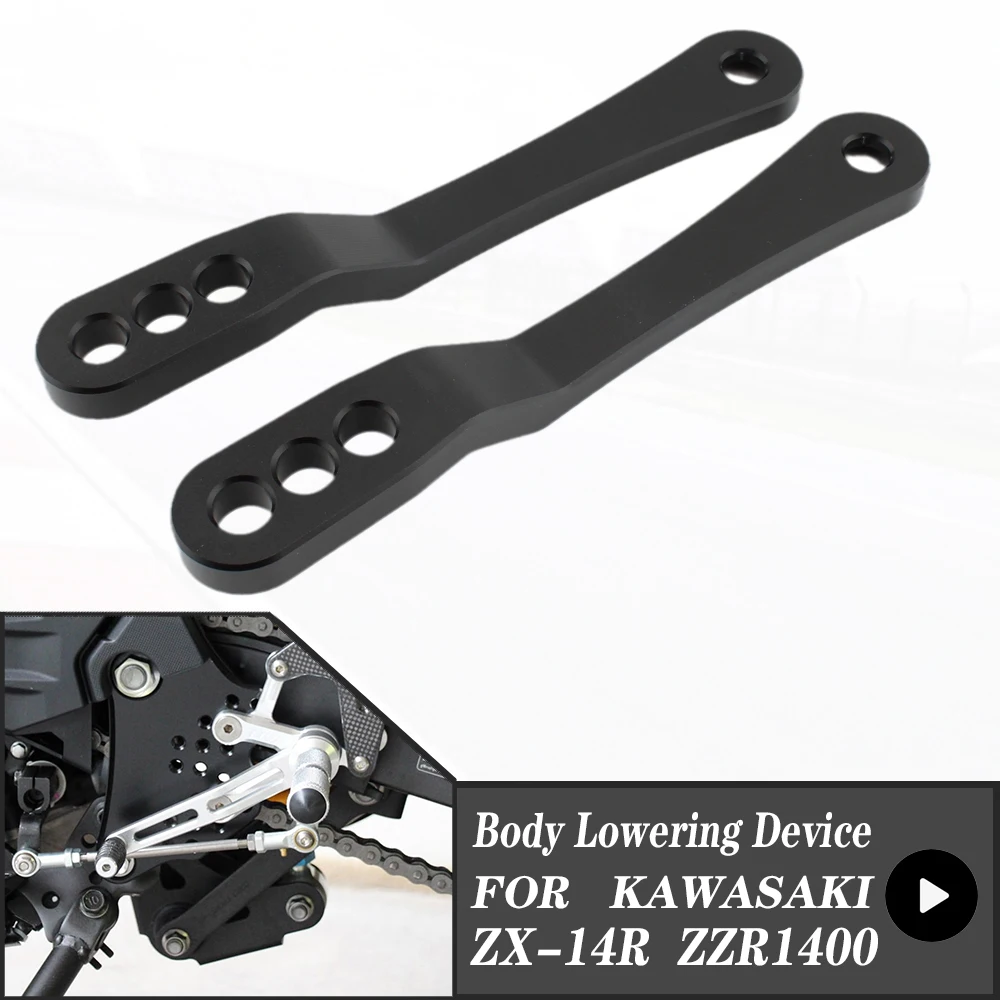 FOR KAWASAKI ZX-14R ZZR1400 2006-2022 Ninja Motorcycle Body Lowering Device Lifting Moving Bracket  ZX14R ZZR 1400 ZX14 R