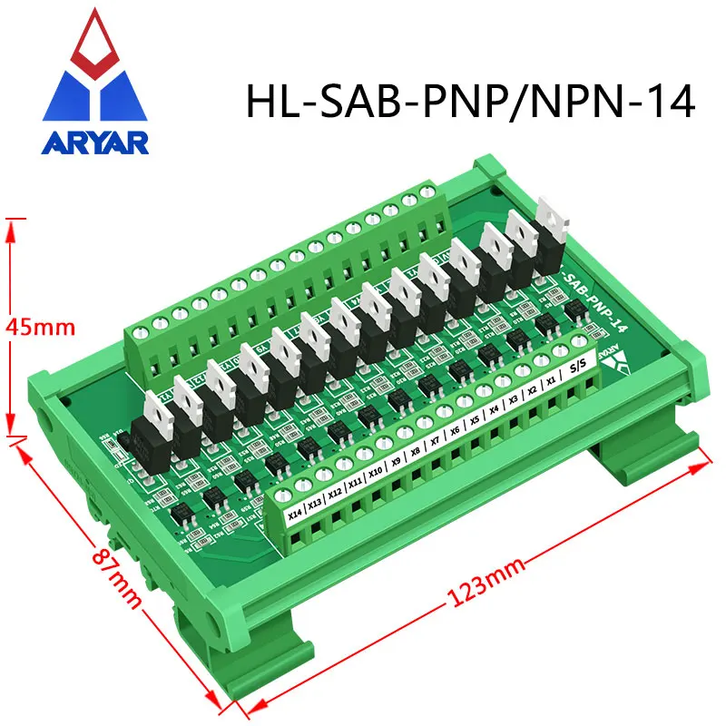 Single Chip Microcomputer PLC Signal Amplifier Board Input and Output NPN/PNP Input Photocoupler Isolation