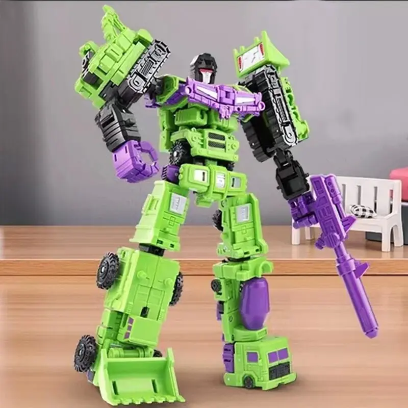 Transformacja 6 w 1 Model MINI Devastator 22CM figurka Robot plastikowe zabawki najlepszy prezent dziecko dziecko nowość