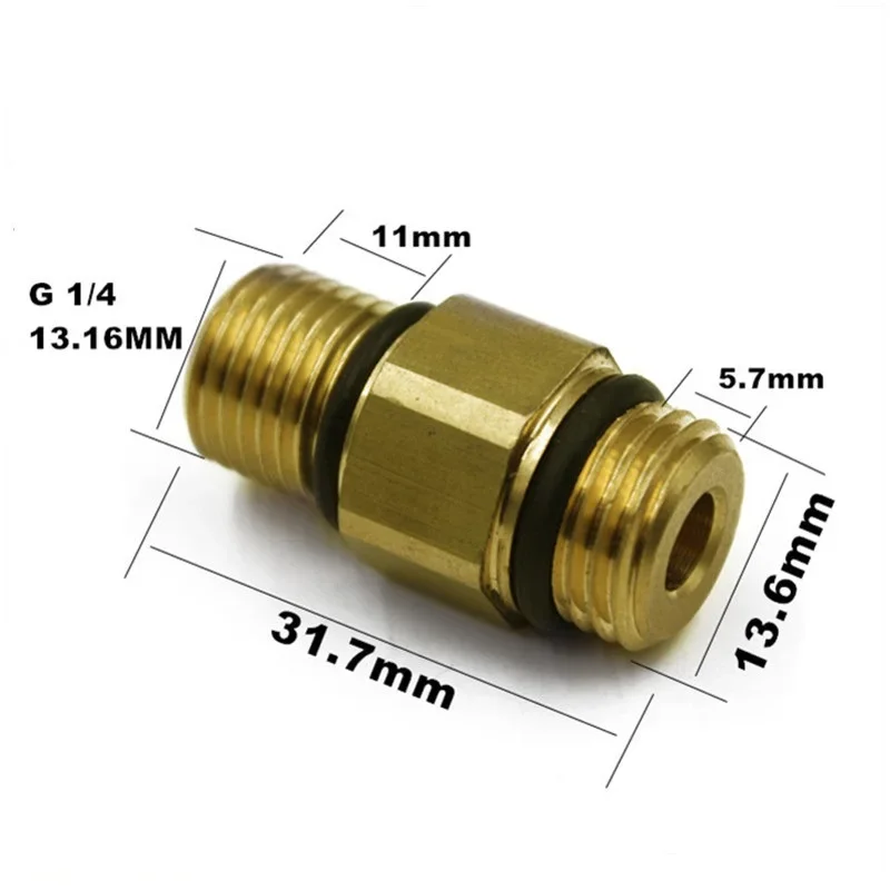 

Portable Foam Pot connector Replacement Set Stainless steel 1/4"Internal Water Pump 200bar-2900PSI Lightweight