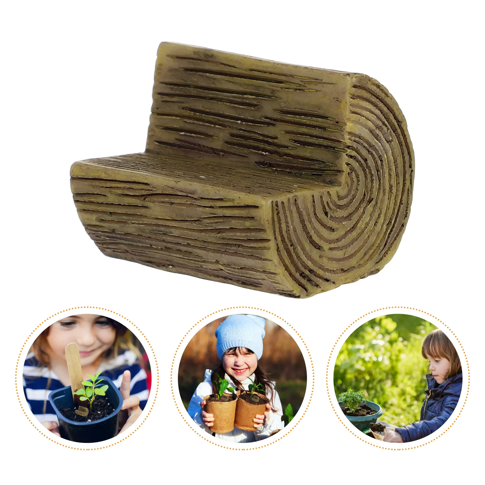 

10 Pcs Display Stand DIY Mini Base Micro Scene Plant Accessories Resin Figurines