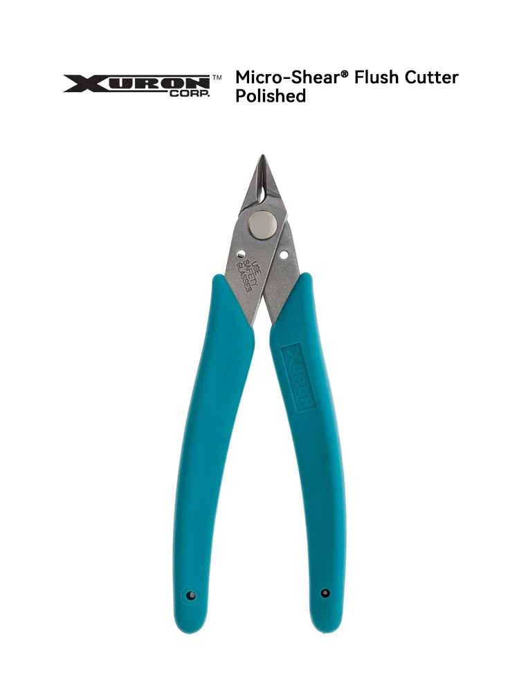 Xuron LX Polierte Mikroschneidzange mit Präzisionsgeschliffenen Kanten für 16 AWG 1,29mm Weichdraht, Geeignet für Elektronik und Schmuck – Detail 1