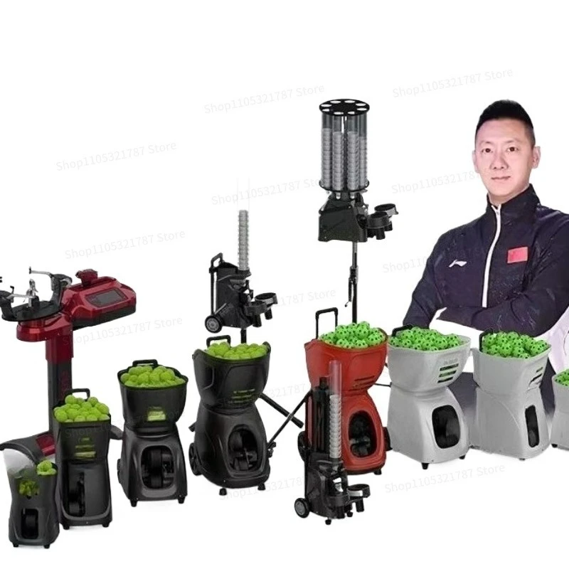 For Tennis Automatic Serve Machine Single Professional Trainer Projectile Shot Accompanying Practice Artifact