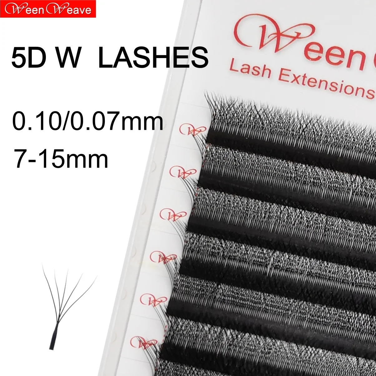 

WeenWeave 5D W Style Lashes Natural Soft Light Bloom Lash Premade Fans Eyelash Extensions