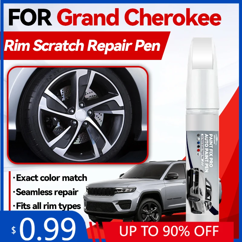 

Карандаш для подкраски колесных дисков, эксклюзивно для Jeep Grand Cherokee 1992-2025 ZJ WJ WK WK2 WL, для ремонта царапин