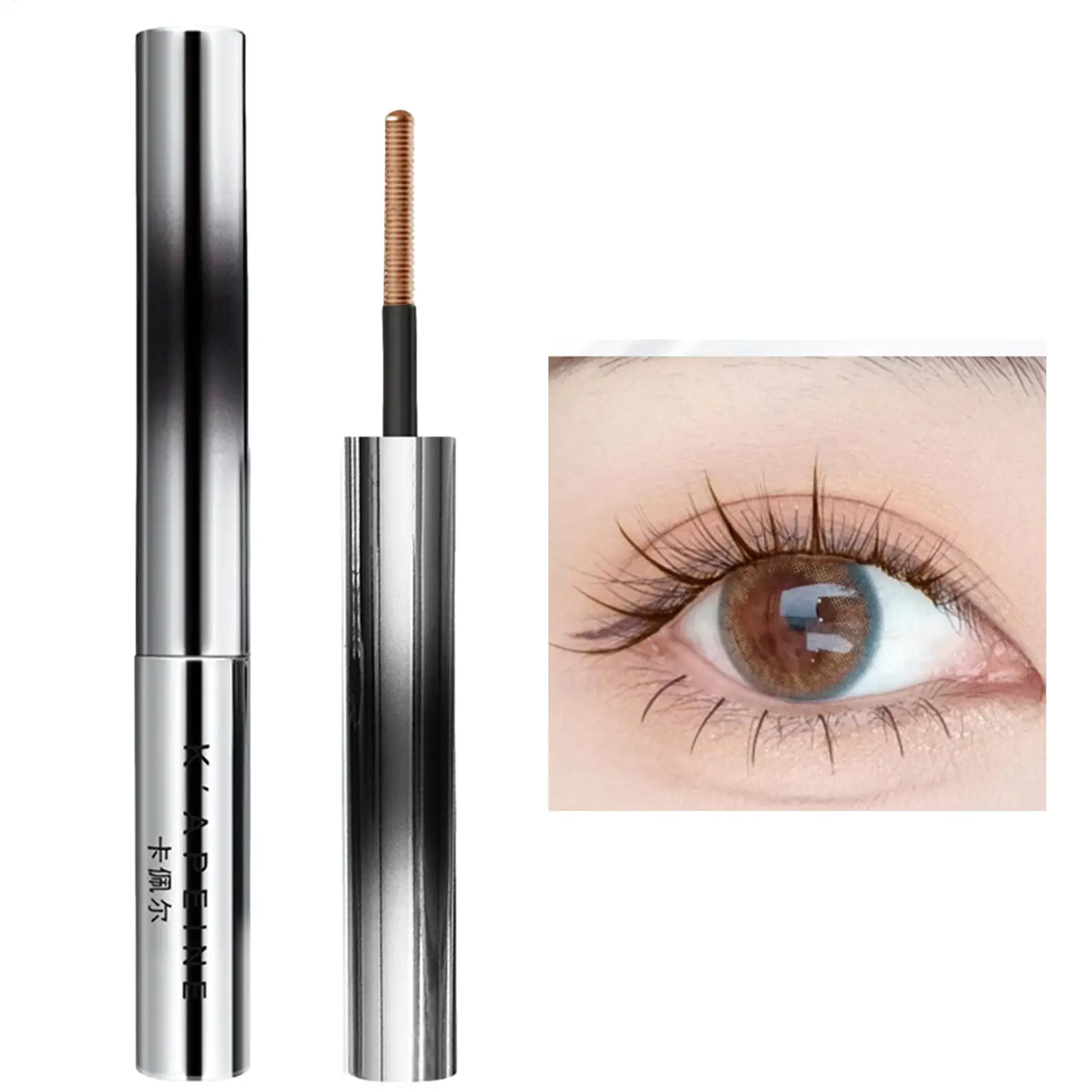 Mascara per ciglia curling 3D Mascara per ciglia impermeabile a prova di sbavature Mascara per ferro arricciacapelli 3D a lunga durata per ciglia voluminose