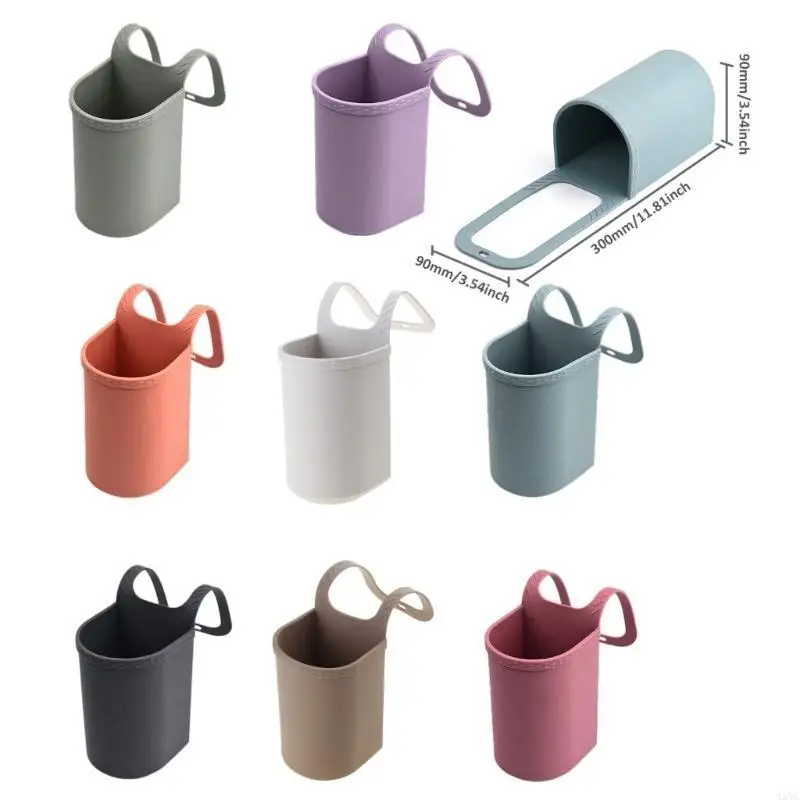 A5YC Stroller Cup Holder Silicone Wheelchair Water Bottle Organiser Phone/Drink Organizers Attachment Accessory for Prams