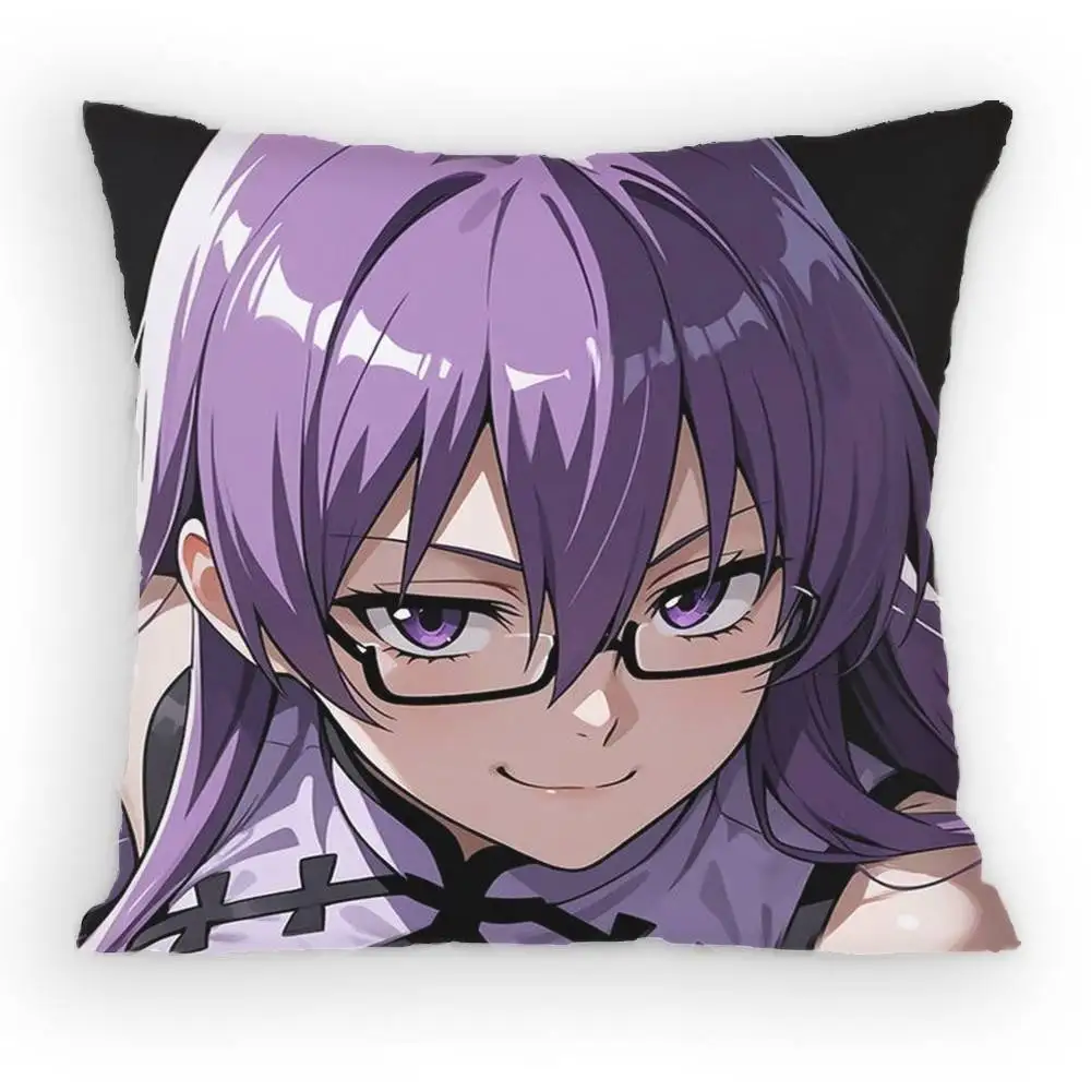 Akame ga KILL! Sheele Pillow Case Sofa Living Room Bedroom Headboard Backrest Cushion Square Cushion Nap Time