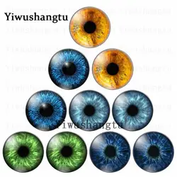 Eyes  Animal Ragdoll Toy Eyeball  Mixed or pairs 12mm/20mm/25mm/30mm Round photo glass cabochon demo flat back Making findings