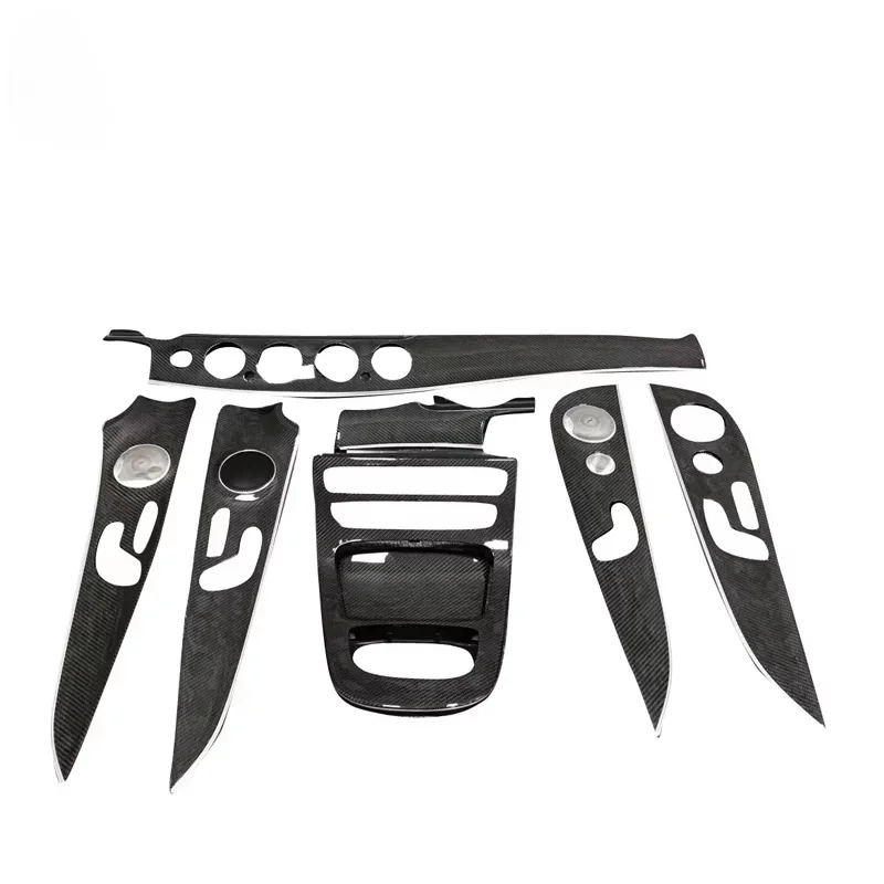 

For E63S W213 Interior Decor Door Trim Panel Console Panel Carbon Fiber Material W213 Interior