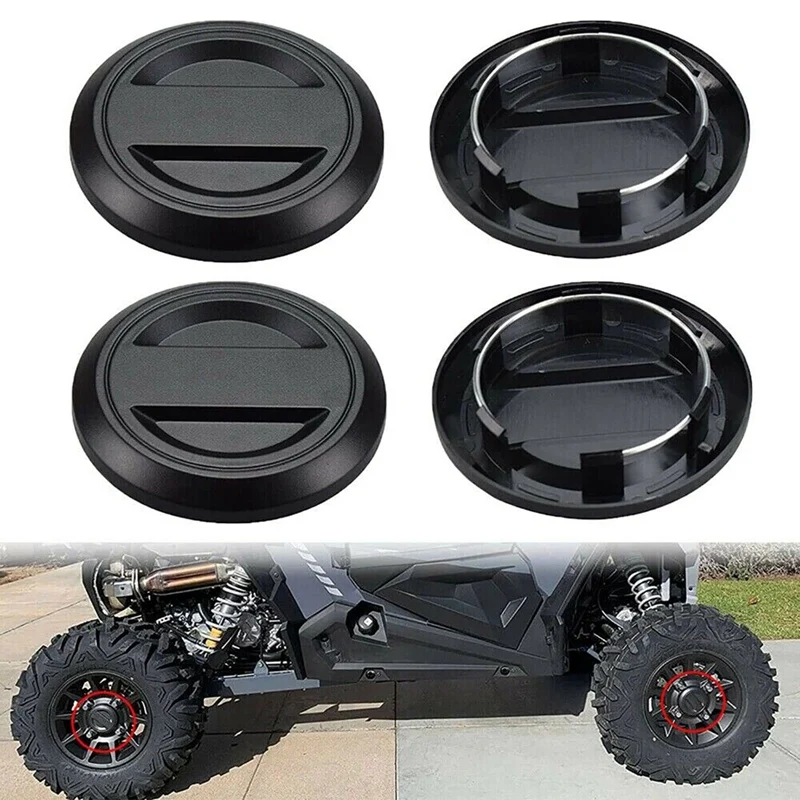 

4 Pcs Hub Center Cap Cover For Polaris 2017+ RZR XP XP4 RS1 1000 Turbo / Center 1522872-655