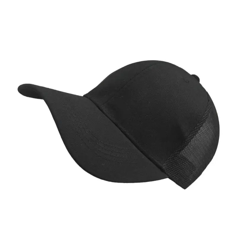 652F قبعة عصرية كاجوال بقفل مغناطيسي مع تصميم فتحة وصول ذيل الحصان #3