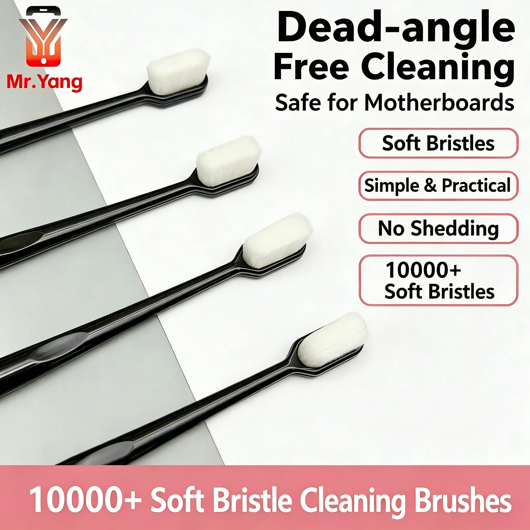 YCS Mr Yang Soft Bristles Cleaning Brush for Motherboard Repair Anti Static Safe for CPU Chip IC Circuit Board Electronics Tools image 5