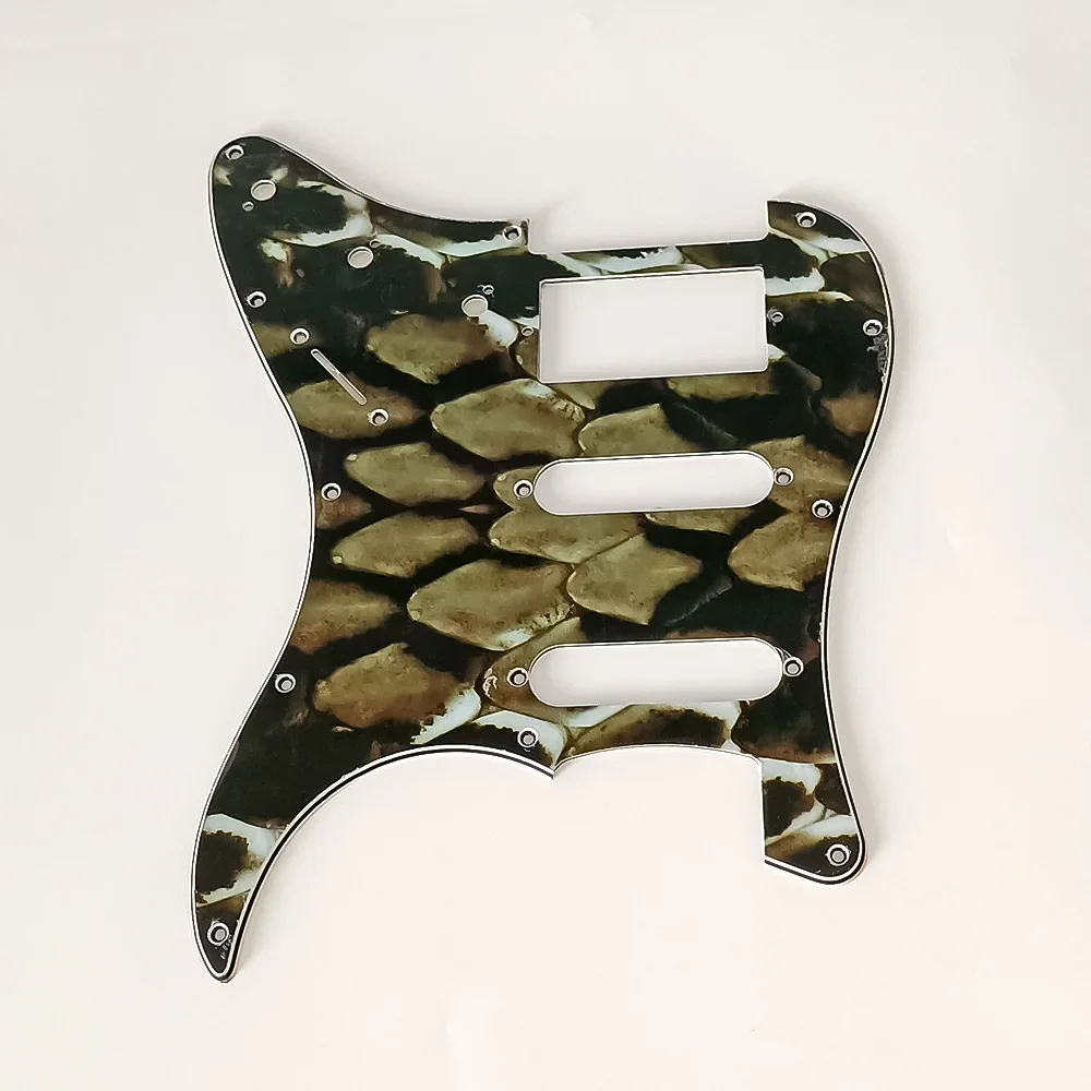 3 Ply 11 Holes SSH Guitar Pickguard Anti-Scratch Plate For ST FD Electric Guitar